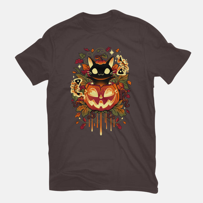 Autumn Tricks-womens basic tee-Snouleaf