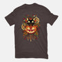 Autumn Tricks-womens basic tee-Snouleaf