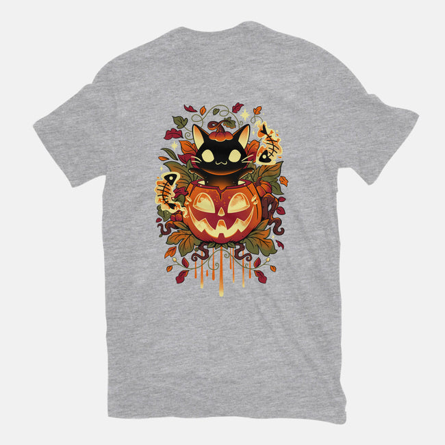 Autumn Tricks-womens basic tee-Snouleaf