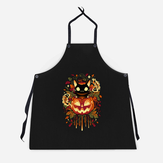 Autumn Tricks-unisex kitchen apron-Snouleaf