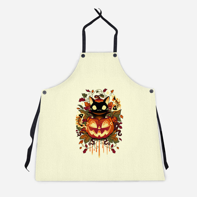 Autumn Tricks-unisex kitchen apron-Snouleaf