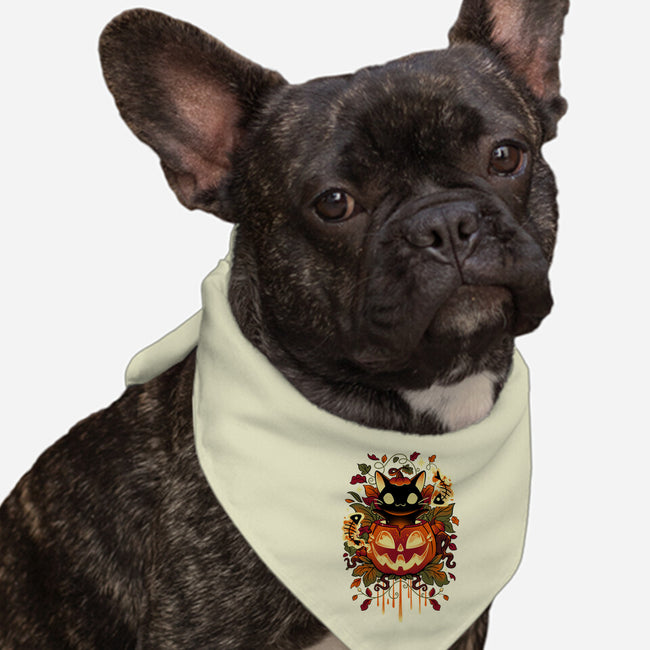 Autumn Tricks-dog bandana pet collar-Snouleaf