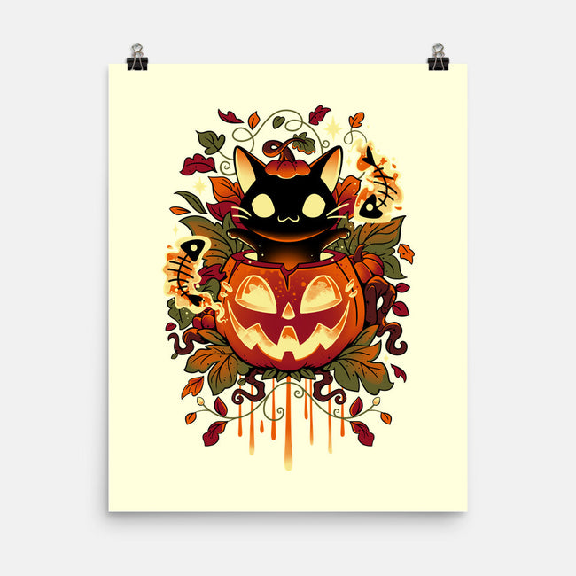 Autumn Tricks-none matte poster-Snouleaf