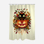 Autumn Tricks-none polyester shower curtain-Snouleaf