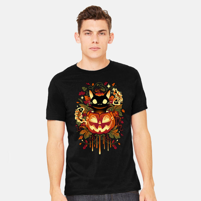 Autumn Tricks-mens heavyweight tee-Snouleaf