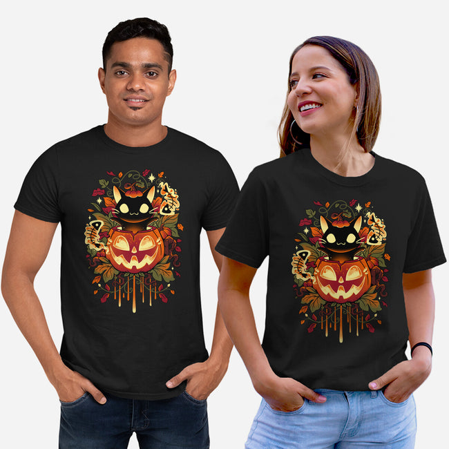 Autumn Tricks-unisex basic tee-Snouleaf
