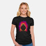 My Colorful Neighbor-womens fitted tee-erion_designs