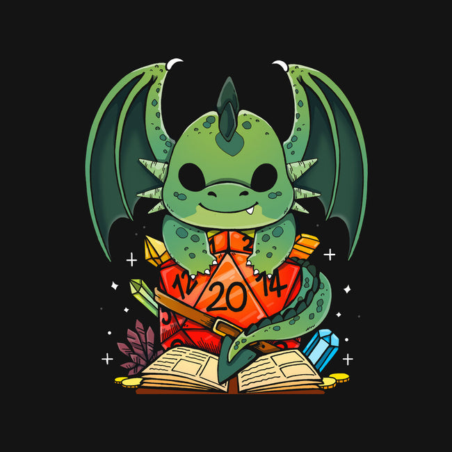 Cute Dragon Dice-unisex pullover sweatshirt-Vallina84