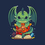 Cute Dragon Dice-womens fitted tee-Vallina84