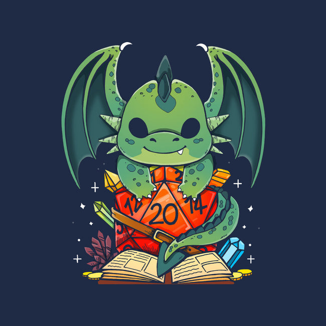 Cute Dragon Dice-unisex pullover sweatshirt-Vallina84