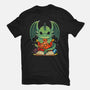 Cute Dragon Dice-womens fitted tee-Vallina84