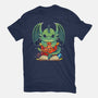 Cute Dragon Dice-womens fitted tee-Vallina84