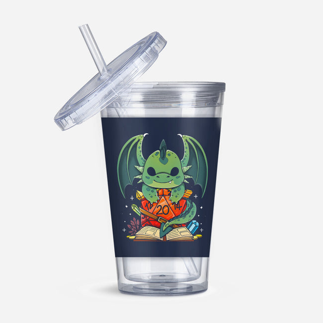 Cute Dragon Dice-none acrylic tumbler drinkware-Vallina84