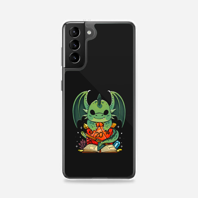 Cute Dragon Dice-samsung snap phone case-Vallina84