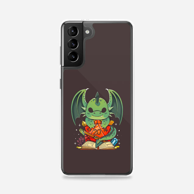 Cute Dragon Dice-samsung snap phone case-Vallina84