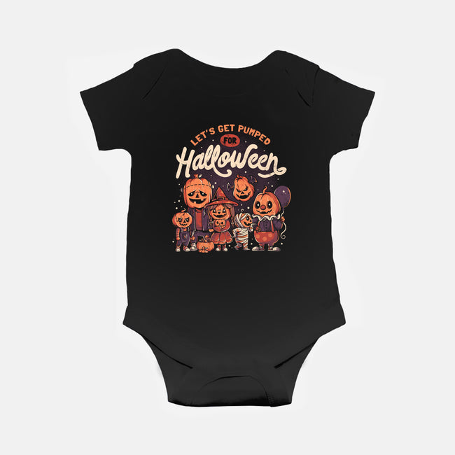 Pumped For Halloween-baby basic onesie-eduely