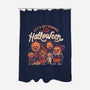 Pumped For Halloween-none polyester shower curtain-eduely