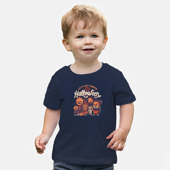 Pumped For Halloween-baby basic tee-eduely