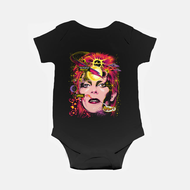 Space Face-baby basic onesie-CappO