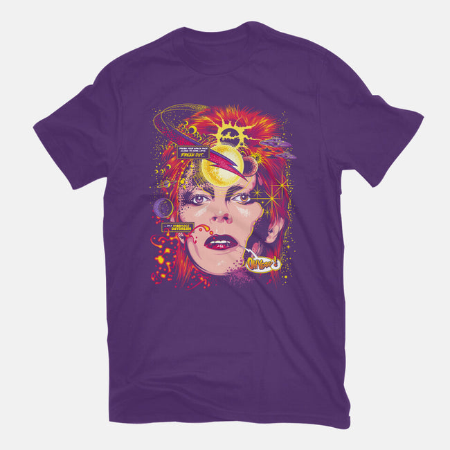 Space Face-womens fitted tee-CappO