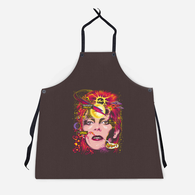 Space Face-unisex kitchen apron-CappO