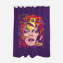Space Face-none polyester shower curtain-CappO