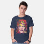 Space Face-mens basic tee-CappO