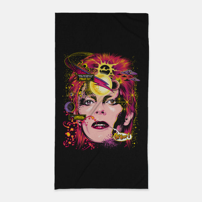 Space Face-none beach towel-CappO