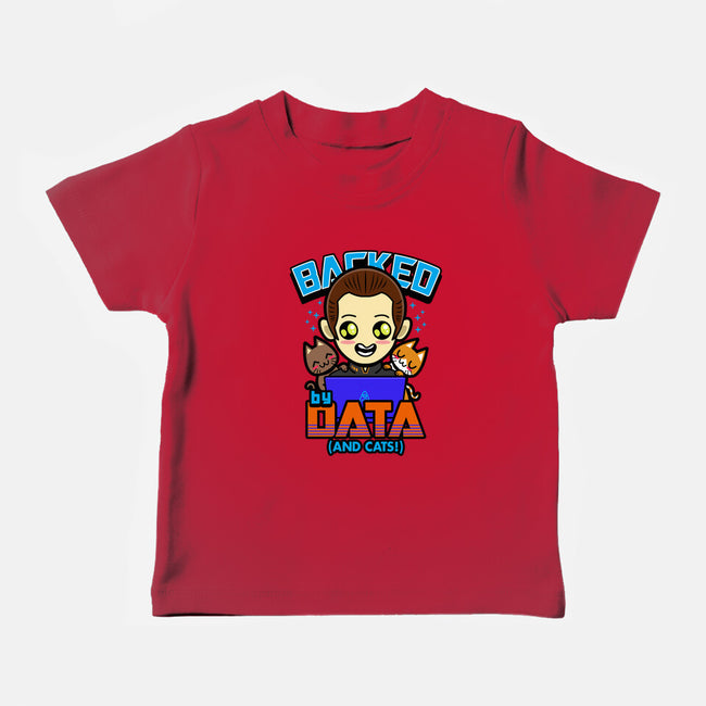 Backed By Data-baby basic tee-Boggs Nicolas