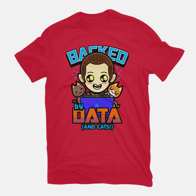 Backed By Data-unisex basic tee-Boggs Nicolas