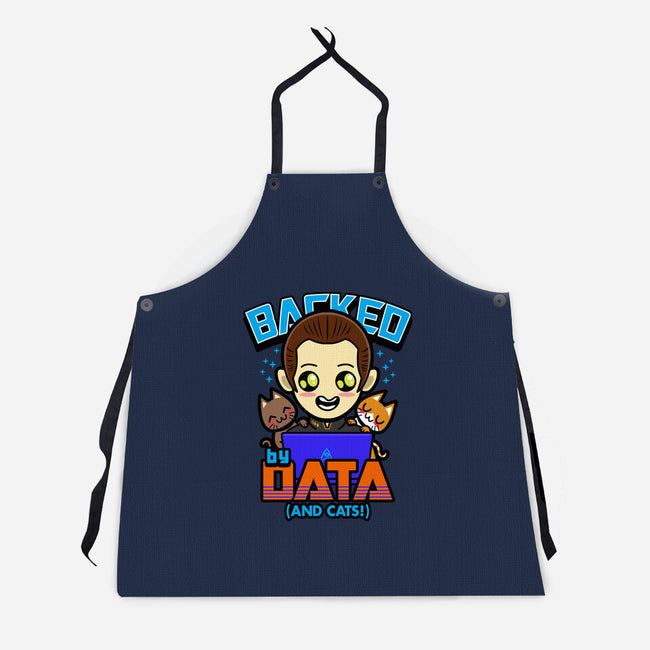 Backed By Data-unisex kitchen apron-Boggs Nicolas
