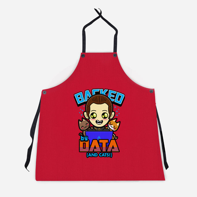 Backed By Data-unisex kitchen apron-Boggs Nicolas