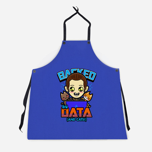 Backed By Data-unisex kitchen apron-Boggs Nicolas