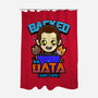 Backed By Data-none polyester shower curtain-Boggs Nicolas