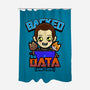 Backed By Data-none polyester shower curtain-Boggs Nicolas