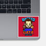 Backed By Data-none glossy sticker-Boggs Nicolas