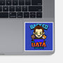 Backed By Data-none glossy sticker-Boggs Nicolas