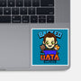 Backed By Data-none glossy sticker-Boggs Nicolas