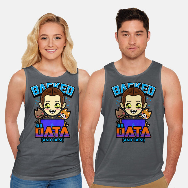 Backed By Data-unisex basic tank-Boggs Nicolas