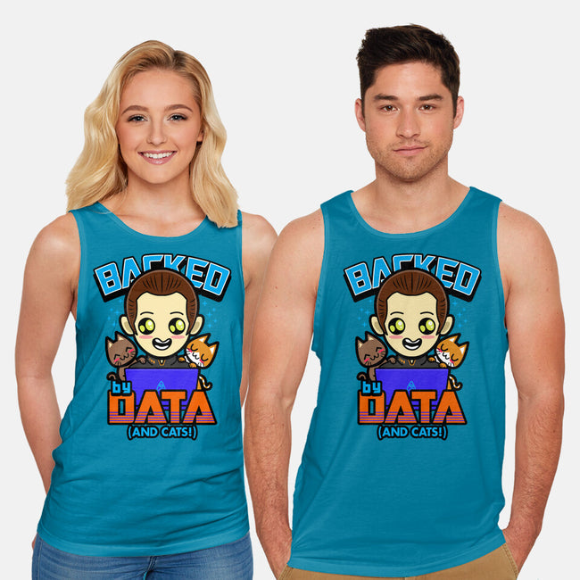 Backed By Data-unisex basic tank-Boggs Nicolas
