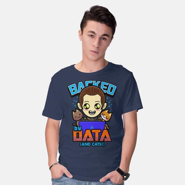 Backed By Data-mens basic tee-Boggs Nicolas