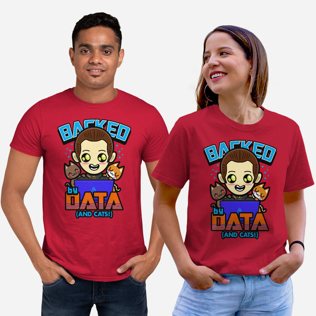 Backed By Data-unisex basic tee-Boggs Nicolas