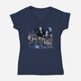 Greetings From Cemetery Ridge-womens v-neck tee-goodidearyan