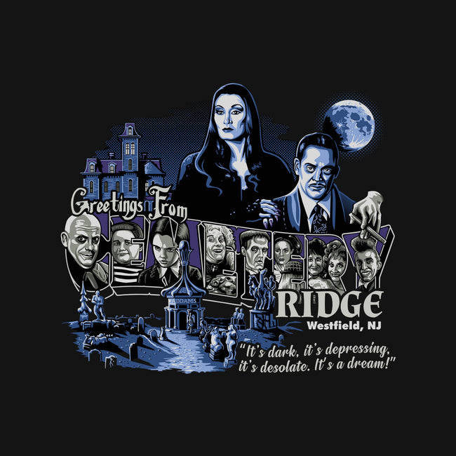 Greetings From Cemetery Ridge-womens v-neck tee-goodidearyan