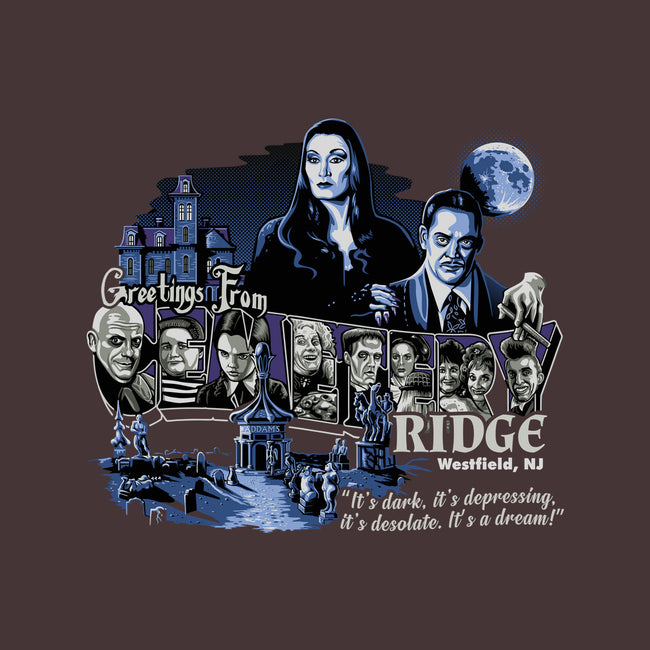 Greetings From Cemetery Ridge-none removable cover w insert throw pillow-goodidearyan