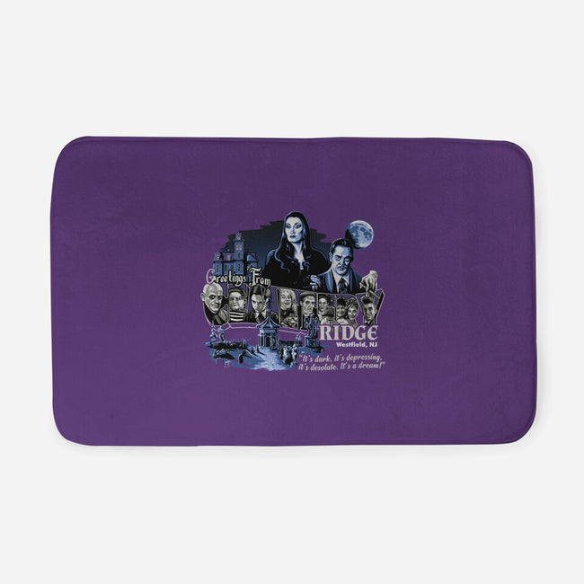 Greetings From Cemetery Ridge-none memory foam bath mat-goodidearyan