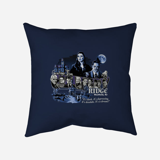 Greetings From Cemetery Ridge-none removable cover w insert throw pillow-goodidearyan