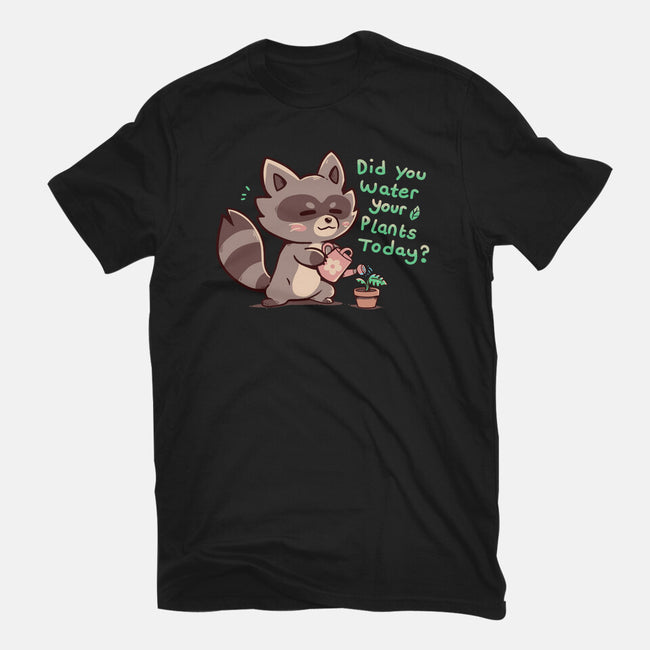 Water Your Plants-womens fitted tee-TechraNova