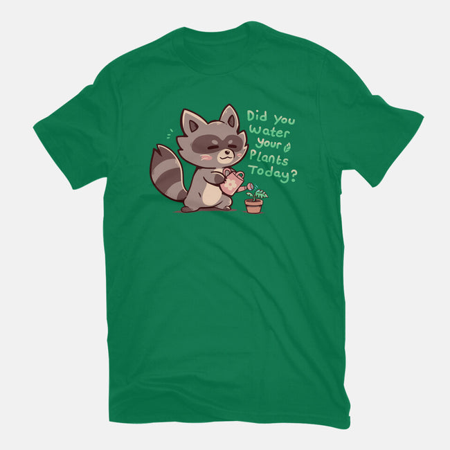 Water Your Plants-womens fitted tee-TechraNova