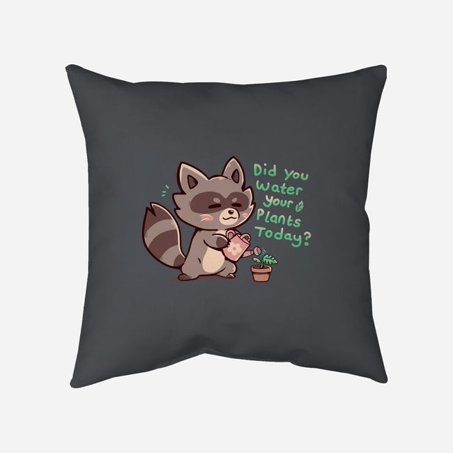 Water Your Plants-none removable cover w insert throw pillow-TechraNova